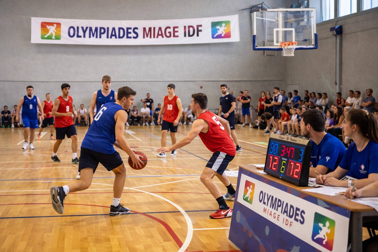 Tournoi de basket des Olympiades MIAGE IDF